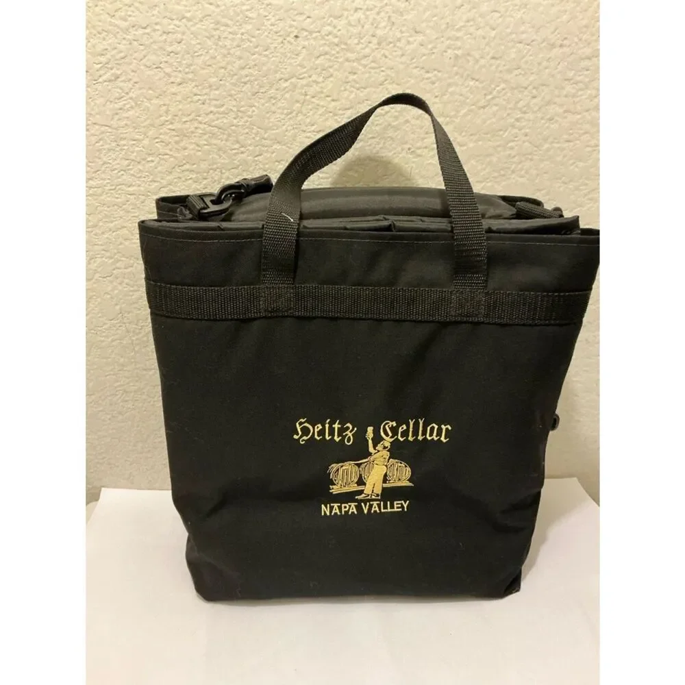 Chill n go Heitz Cellar Napa Valley Black insulated Duffel Tote